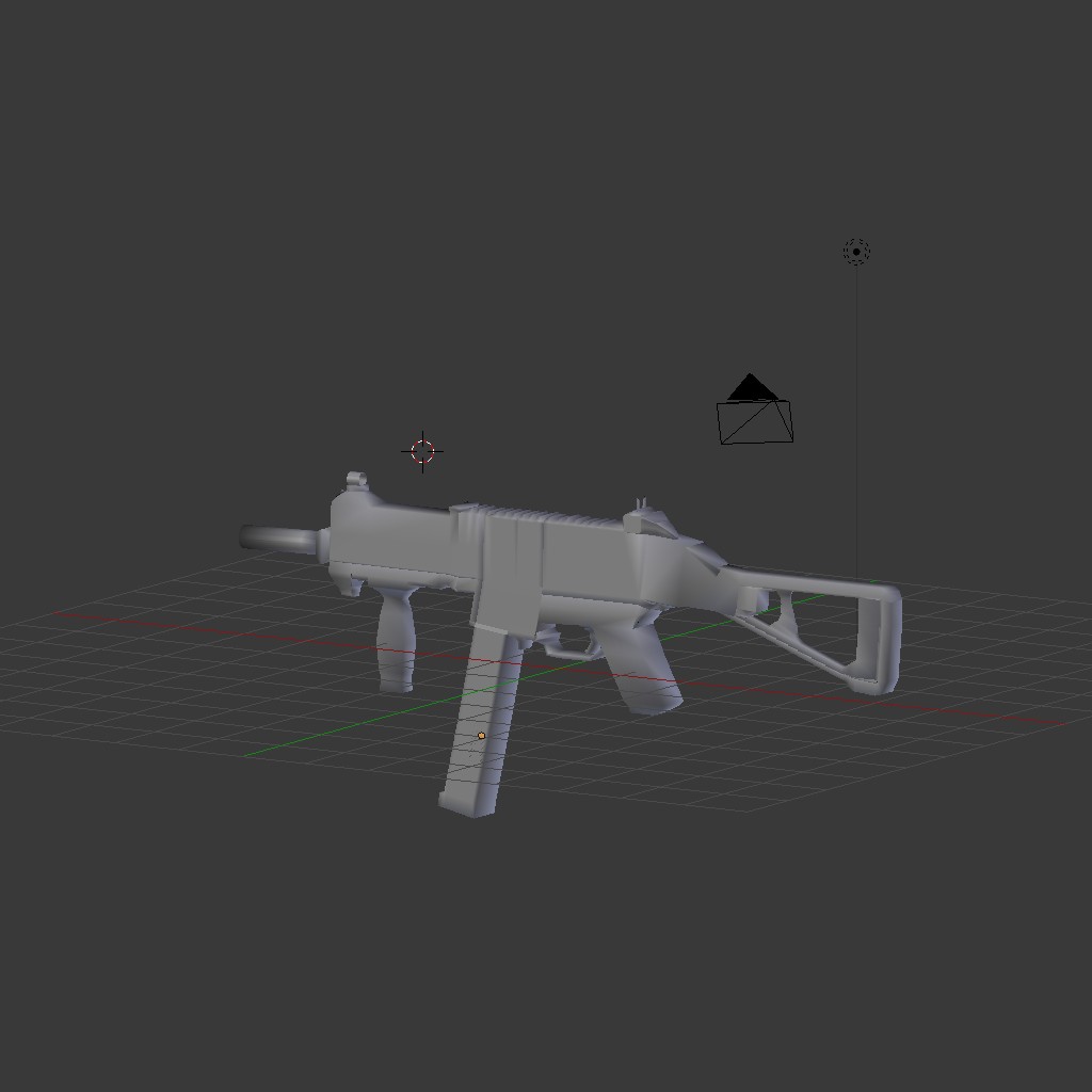UMP-45 (My first actual model) preview image 2